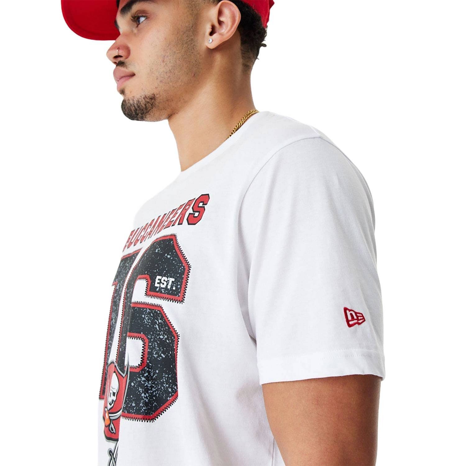 New Era T-Shirt T-Shirt Era Wordmark NFL New Buccaneers Bay Tampa