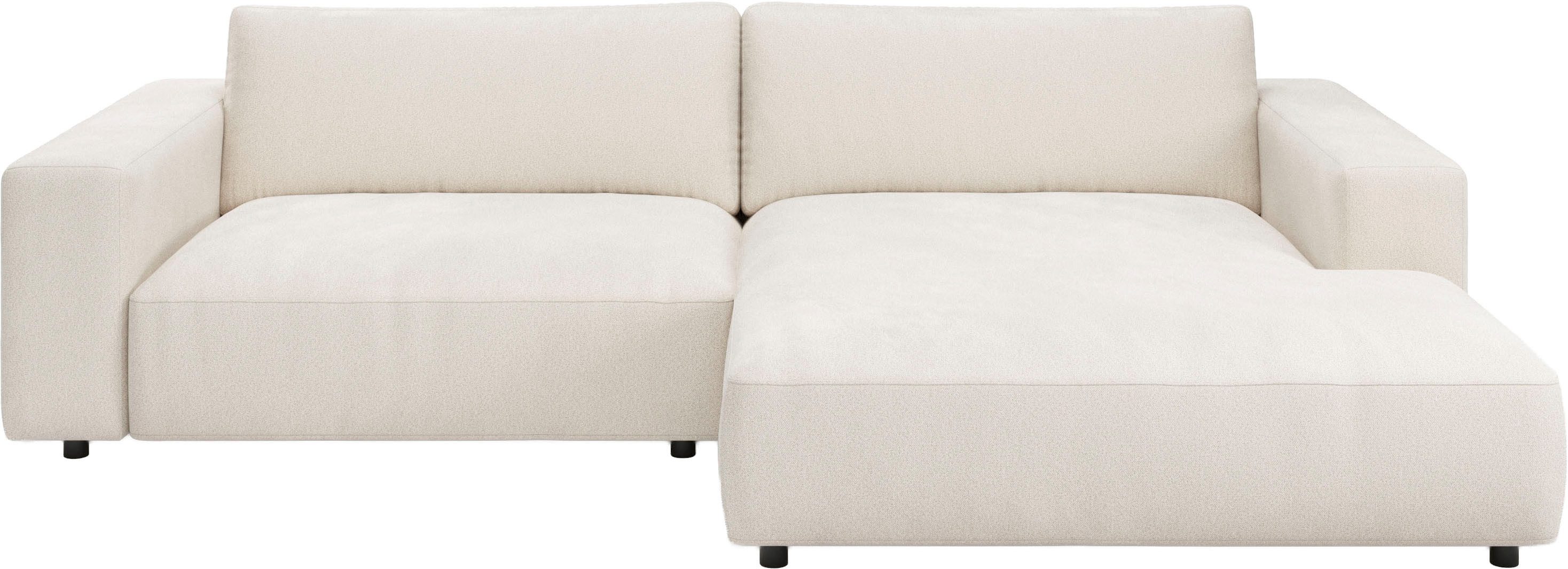Musterring Ecksofa MR LUCIA, Charakterstarker Lounge-Komfort von Musterring, XXL-Longchair, erstklassige Kammerkissen & zeitloser Look