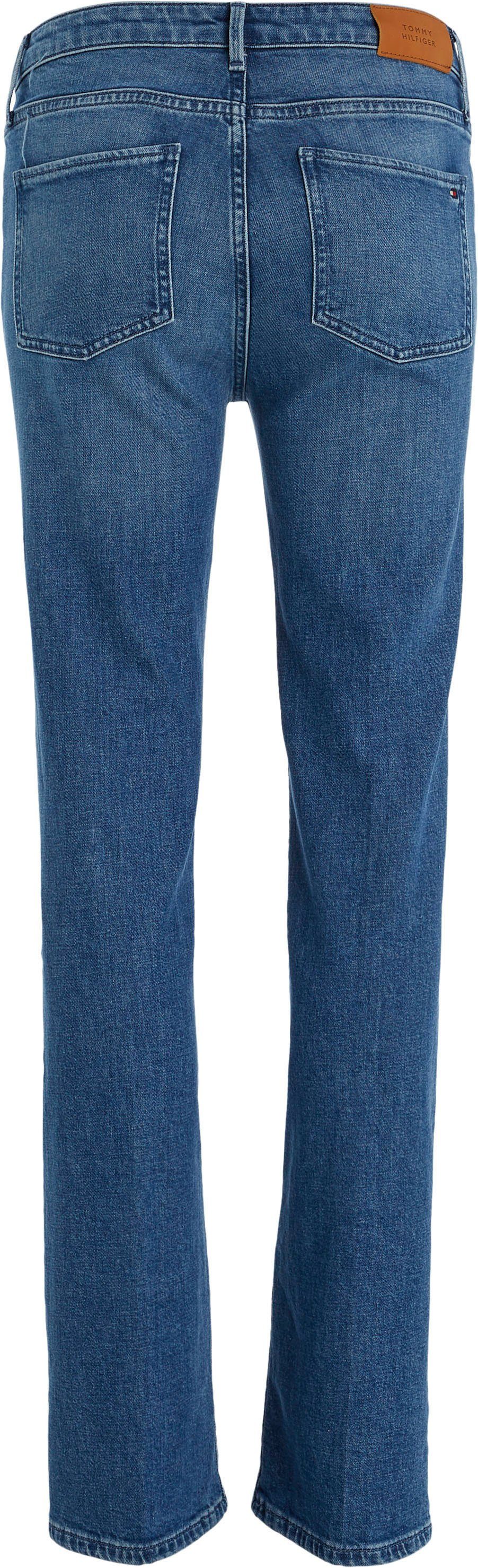 Tommy Hilfiger RW PATY Bootcut-Jeans mit mid Logo-Badge blue BOOTCUT Tommy Hilfiger