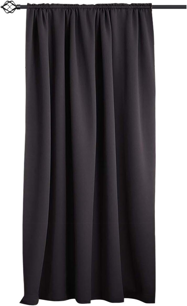 Woltu Gardine (1 St), blickdicht, Blickdicht mit Kräuselband für Schiene, 2 günstig online kaufen
