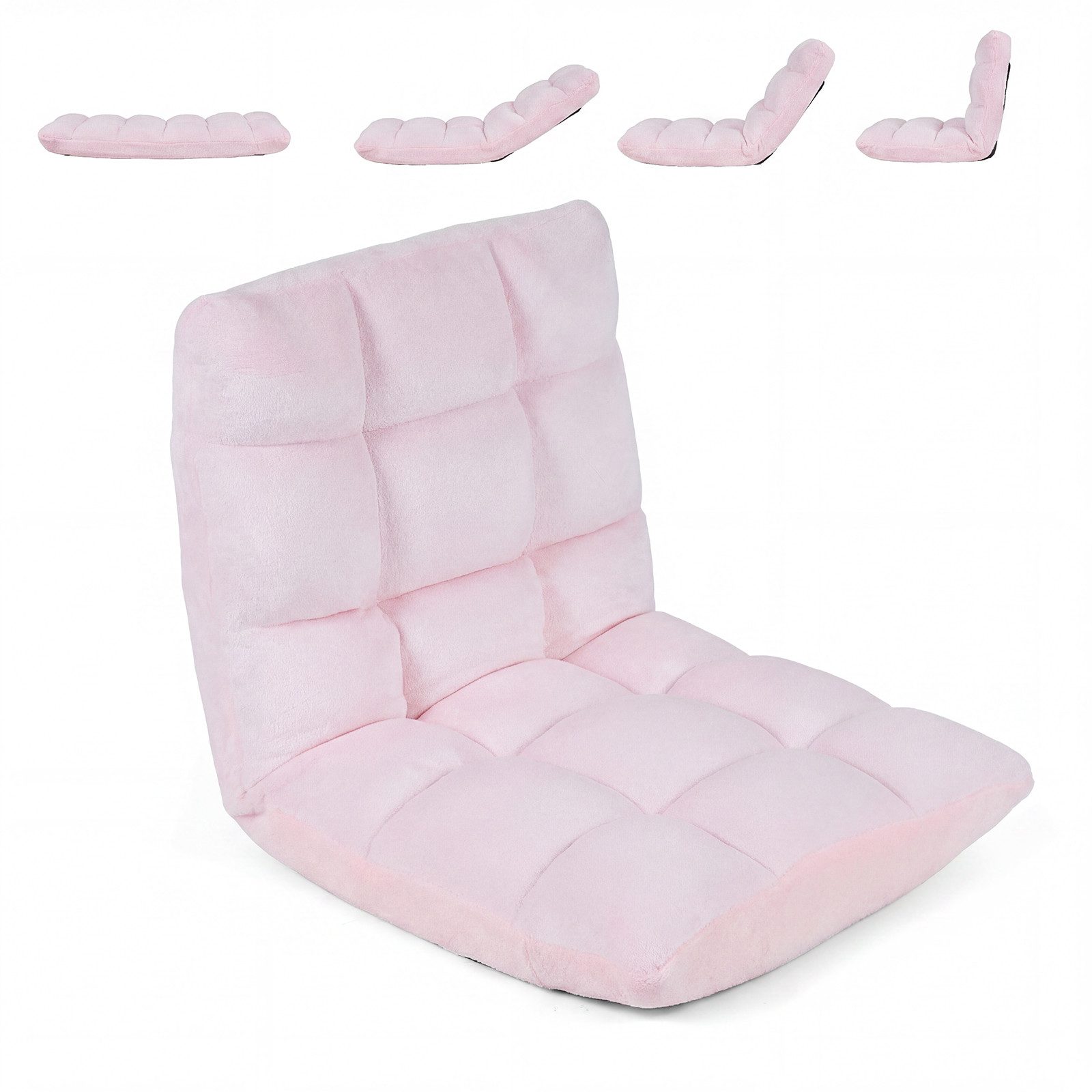KOMFOTTEU Relaxsessel Bodenstuhl Bodensessel Bodensofa, mit verstellbarer Rückenlehne