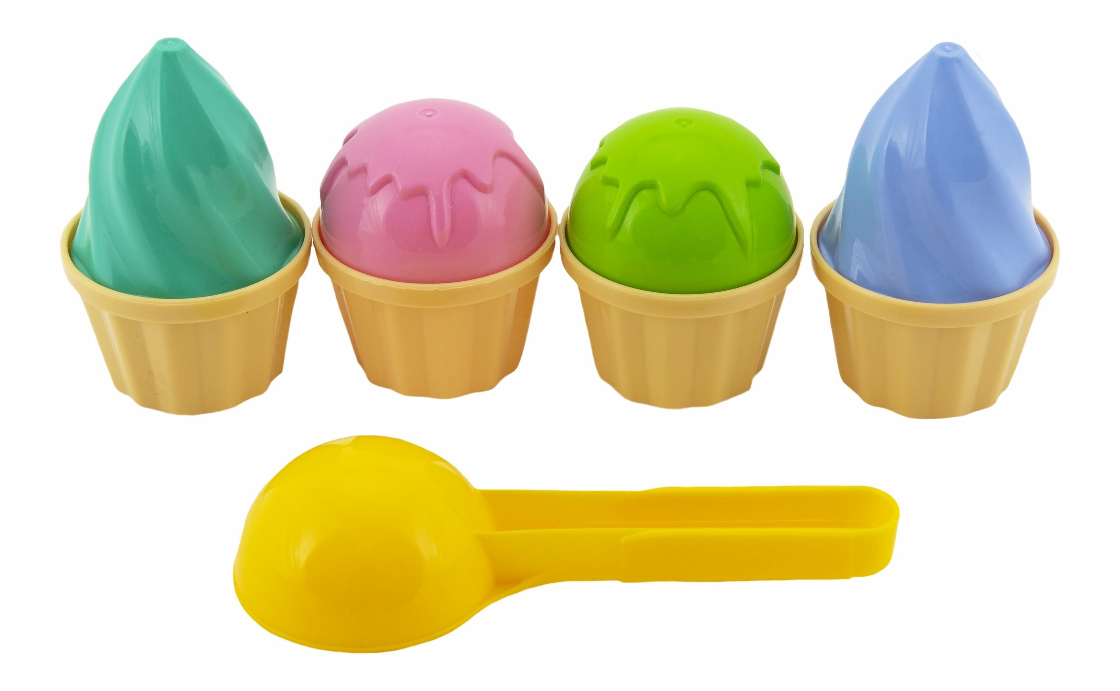 Technok Sandform-Set TECHNOK Sandförmchen - Set für Eiscreme 9 Stück