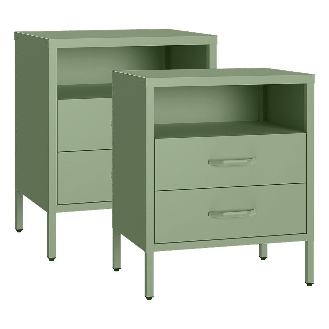 skølm Nachttisch Mizar (2-St., Beistelltisch), kompakt, mit 2 Schubladen günstig online kaufen