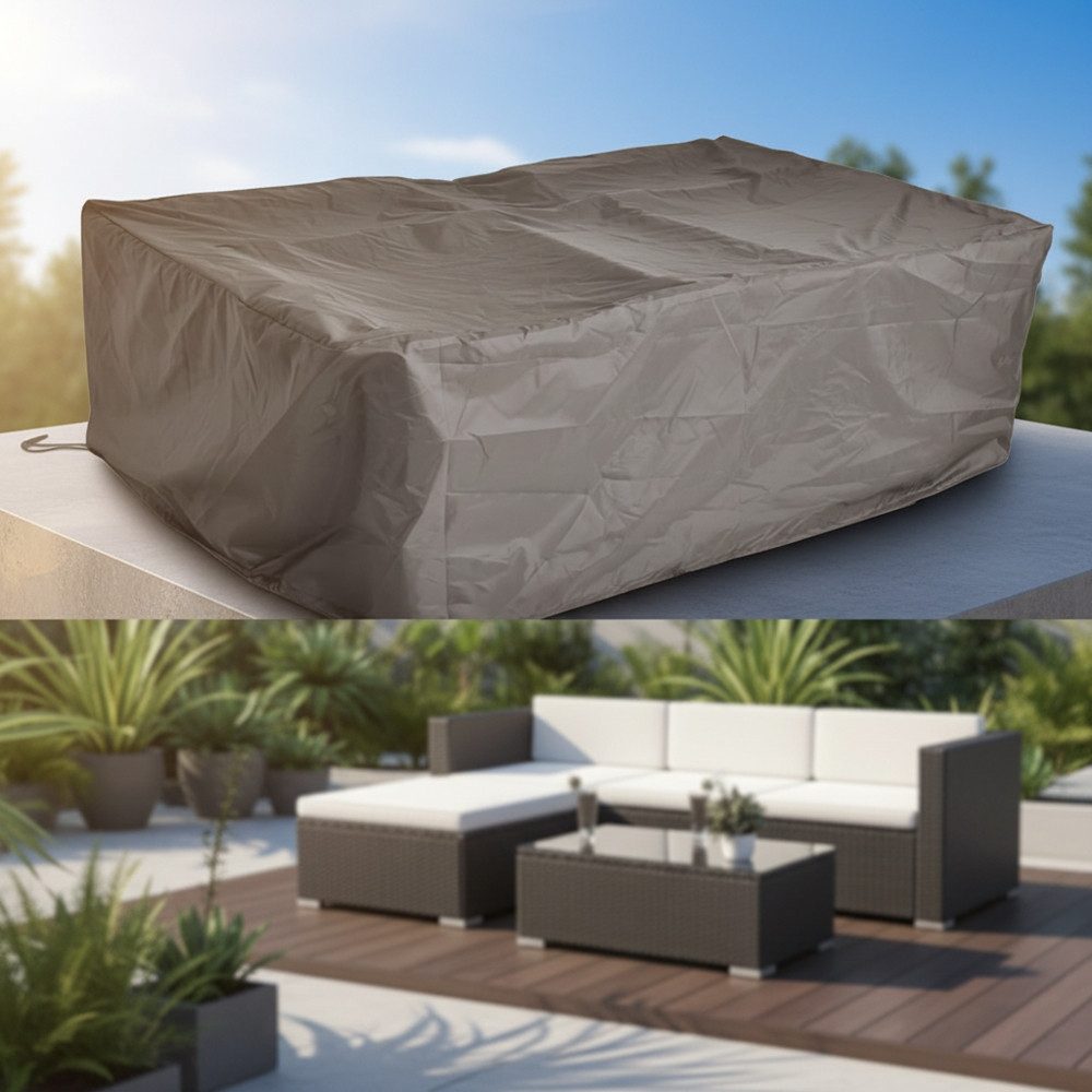 Melko Gartenmöbel-Schutzhülle Gartenmöbel Schutzplane 227x152CM Schutzhülle Abdeckplane Wetterschutz (Stück, 1-St., Abdeckplane), Witterungsbeständig
