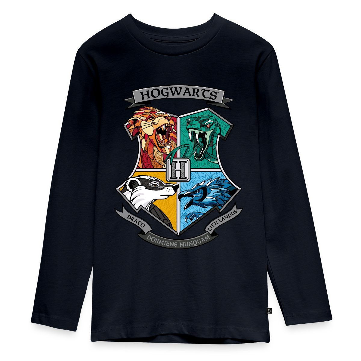 Spreadshirt T-Shirt Harry Potter Hogwarts Logo günstig online kaufen