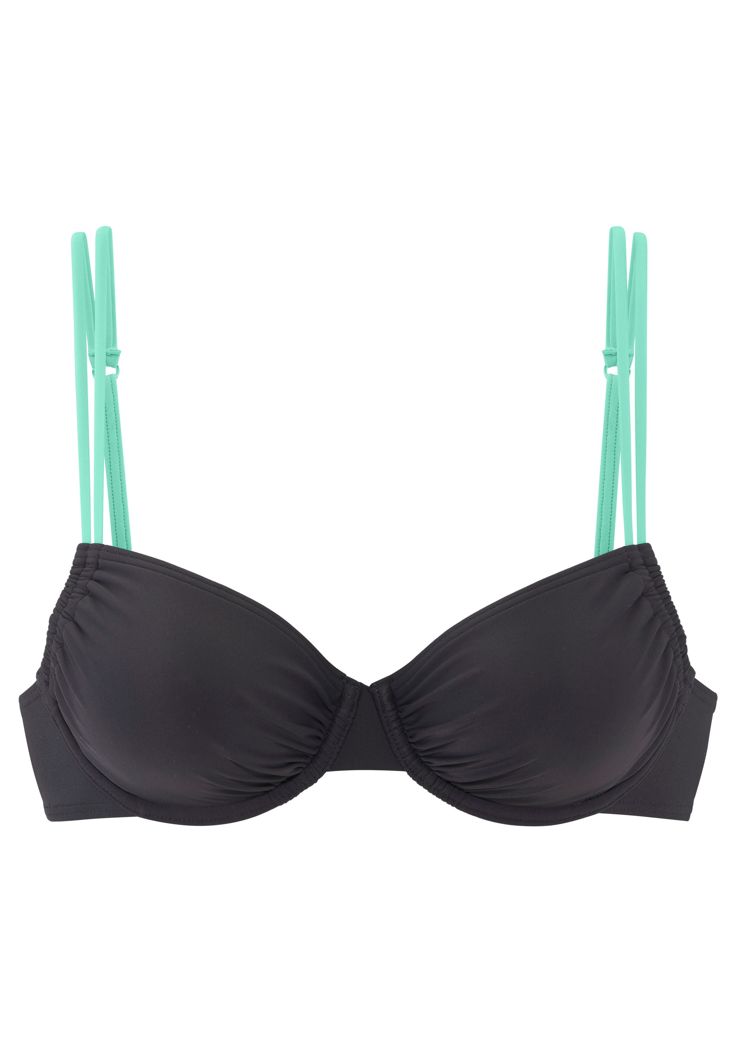s.Oliver Bügel-Bikini-Top Yella, mit kontrastfarbenen Details