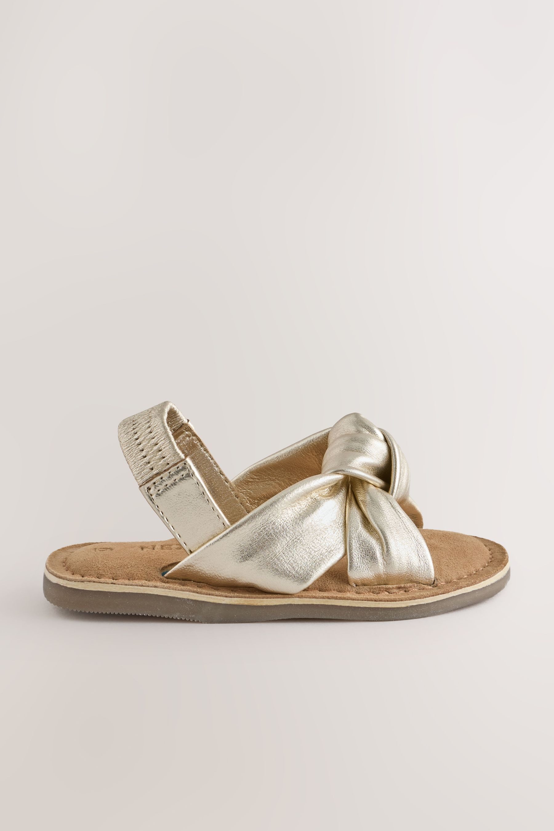 Next Ledersandalen mit Knoten vorne Sandale (1-tlg)