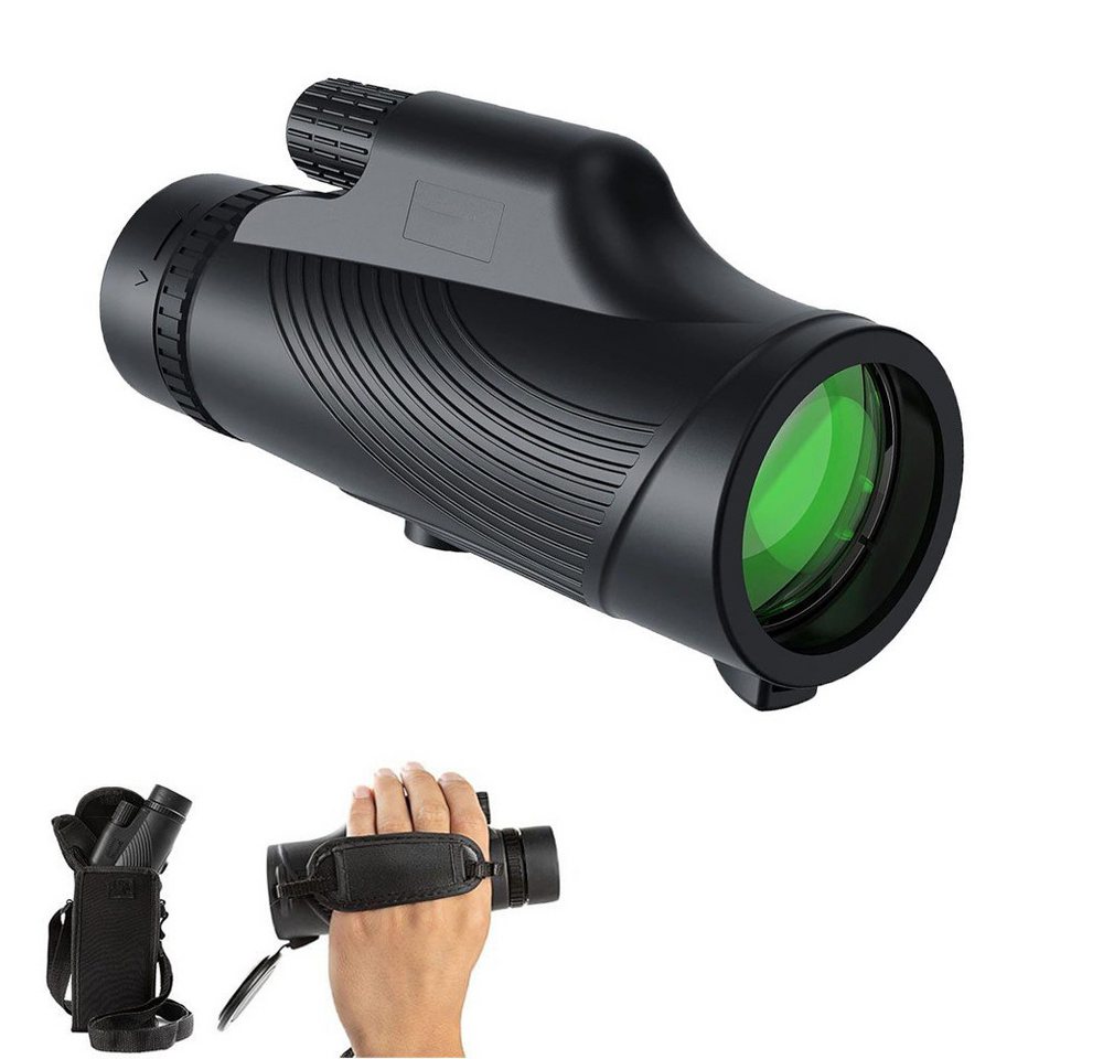 TWUFY Monokulares Teleskop 10x42, Hochauflösendes für Erwachsene Jagen Monokular (BAK4-Prisma & FMC-Objektiv, Vogelbeobachtung Wandern)