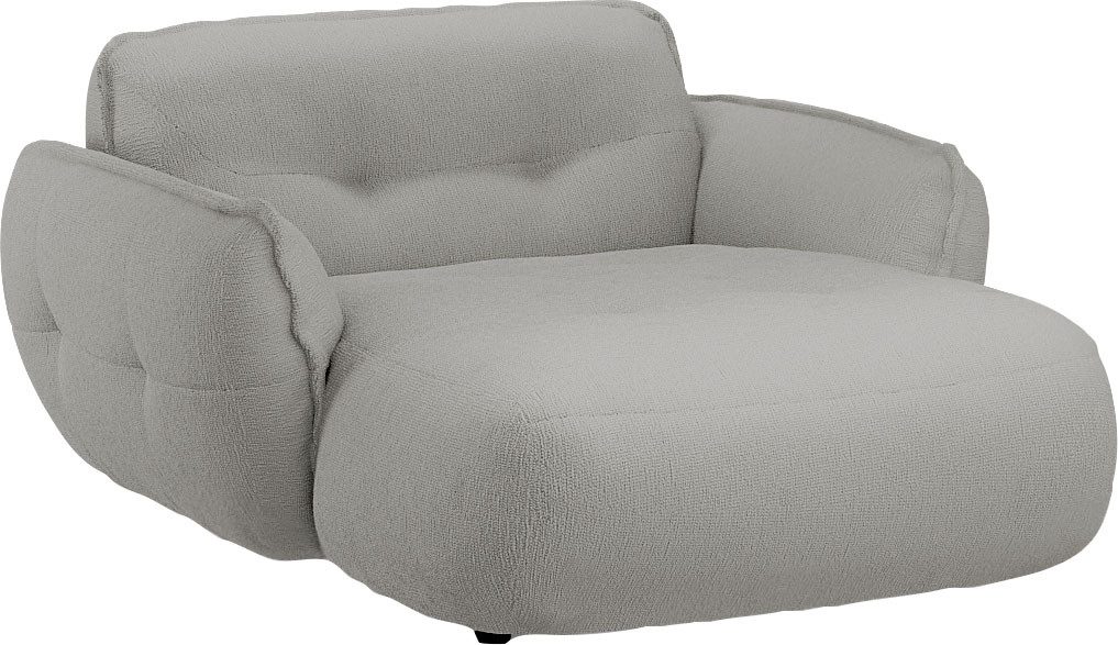 BETYPE Chaiselongue Be Fluffy, moderner Love Seat, XXL Sofa, Lese-Sessel, Big-Sessel für 2, Softes Sitzgefühl, moderne Kedernaht, hochwertiger Bezug