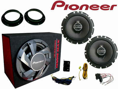 DSX Pioneer für VW Golf 5 Lautsprecher Aktiv Subwoofer Set Vorn 1600 W Auto-Lautsprecher (390 W)