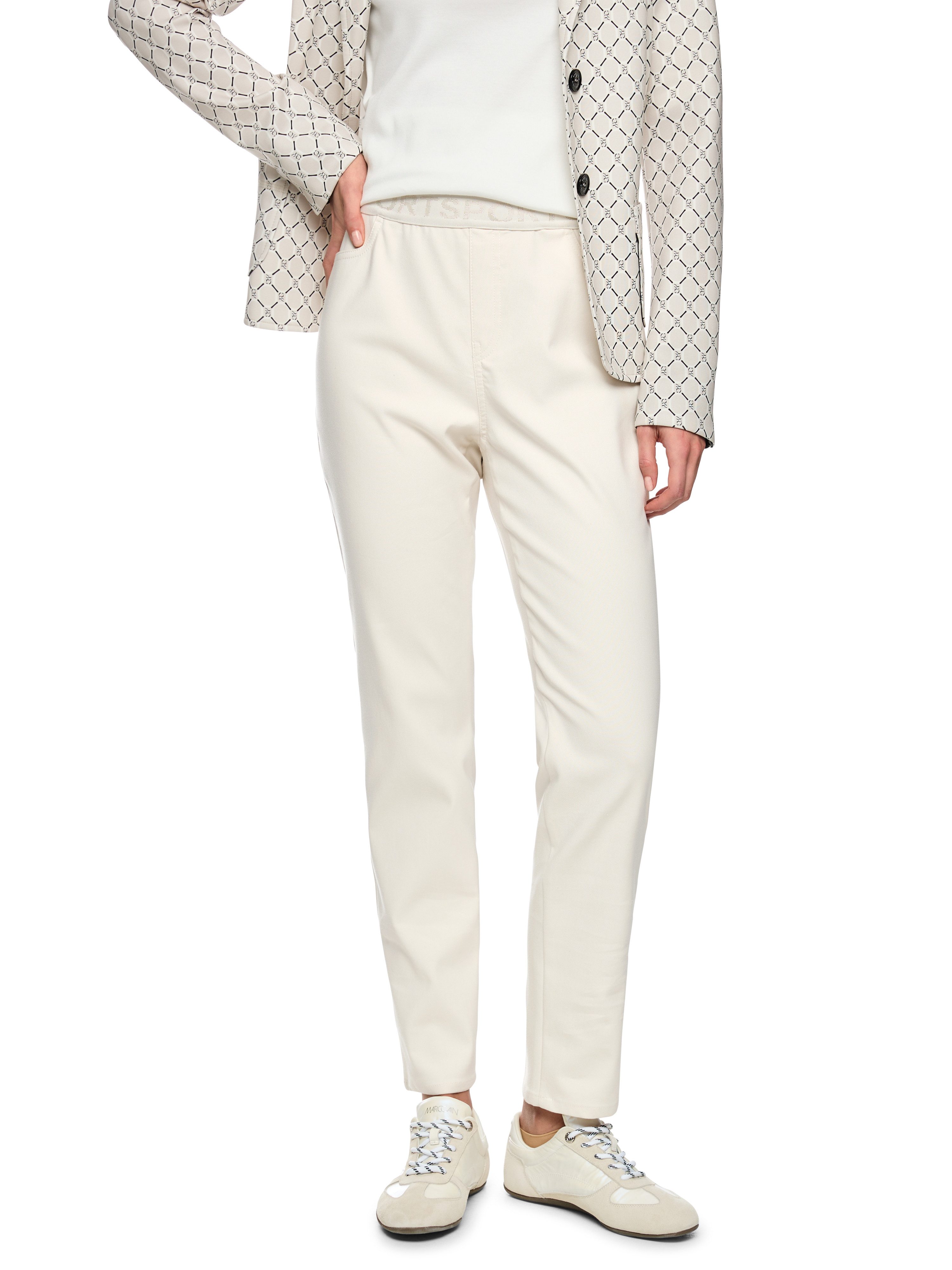 Marc Cain Stoffhose Golden Hour Premium Damenmode Model: Siena