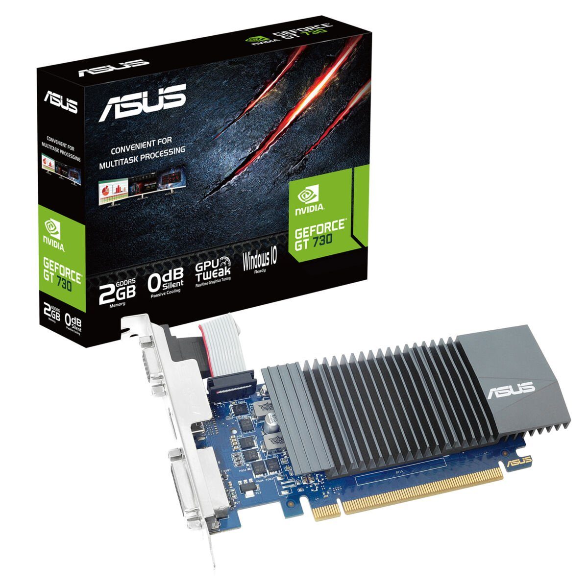 Asus VGA Asus GeForce® GT 730 2GB GDDR5 SL 2GD5 BRK E Grafikkarte (GDDR5,  384 CUDA-Kerne, HDCP) online kaufen | OTTO