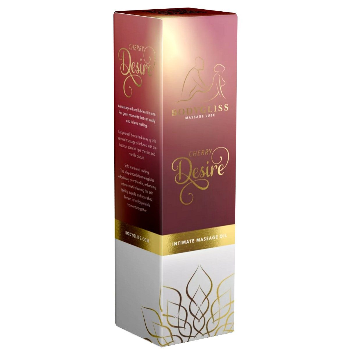BODYGLISS Gleit- & Massageöl Cherry Desire, Packung mit, 1-tlg., fruchtiges Massageöl und Gleitgel
