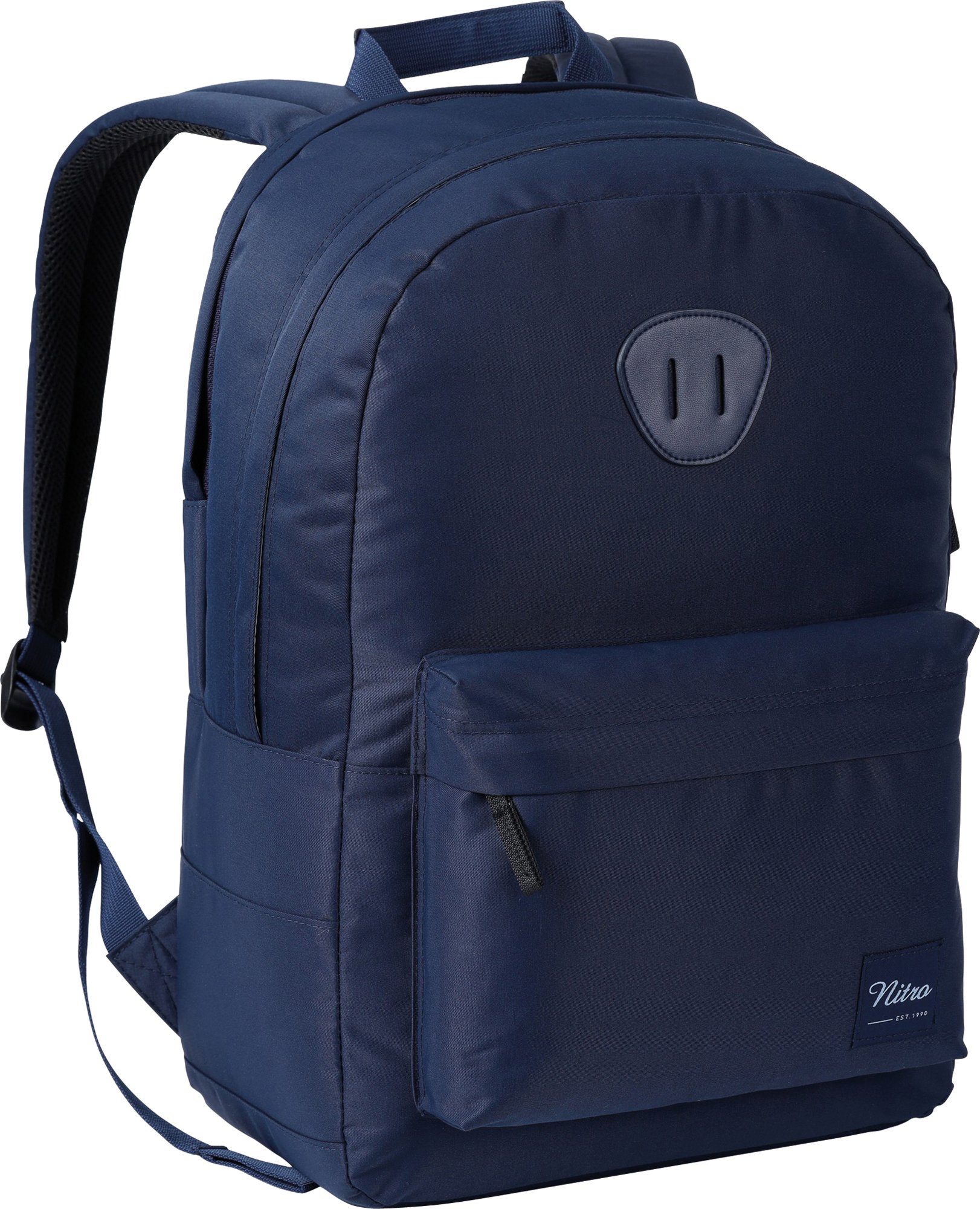 NITRO Freizeitrucksack Urban Plus, Daypack, Streetpack im Retro-Look, Alltagsrucksack, Schulrucksack night sky