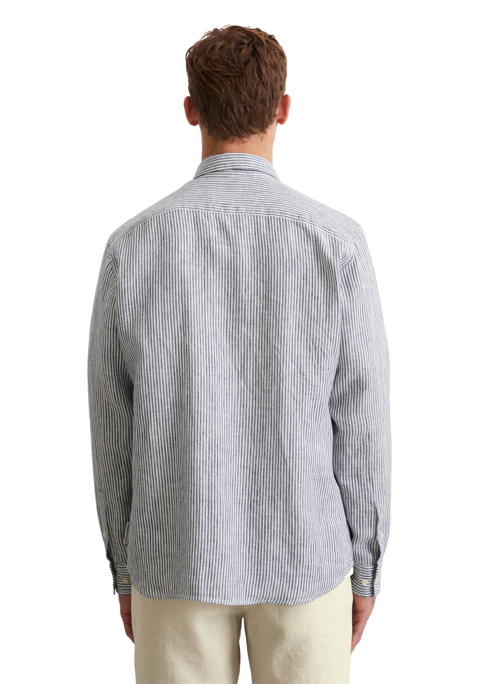 Marc O'Polo Leinenhemd fein gestreift günstig online kaufen