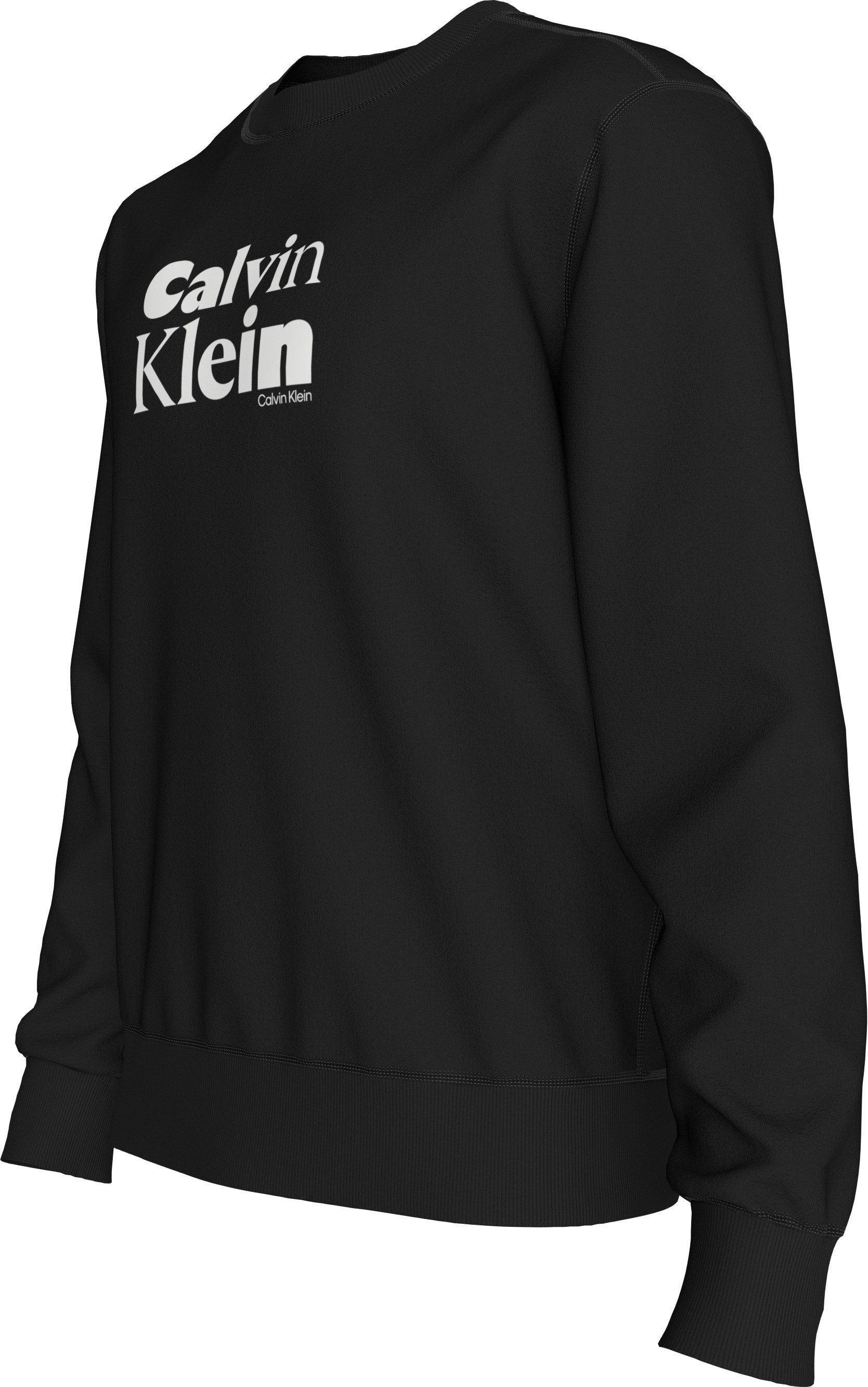 Calvin Klein Sweatshirt LS EU 350TERRY CALVIN BOLD GRAPH Rundhalsausschnitt, regular fit