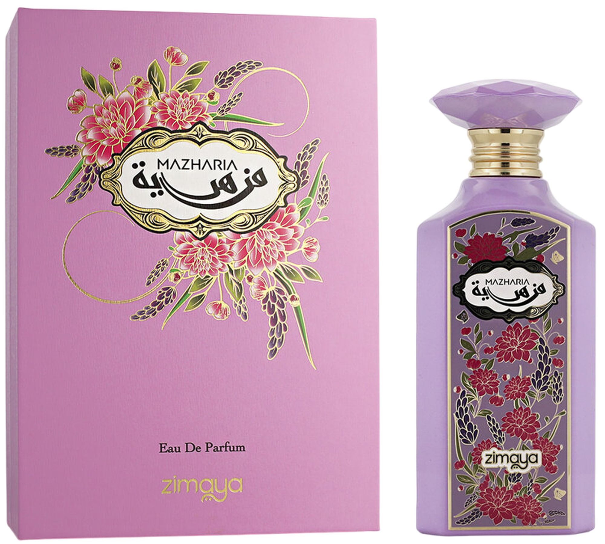 Zimaya Eau de Parfum Mazharia Damen EDP Spray, ZIMAYA, Damenparfüm, Glasflakon, Damenduft