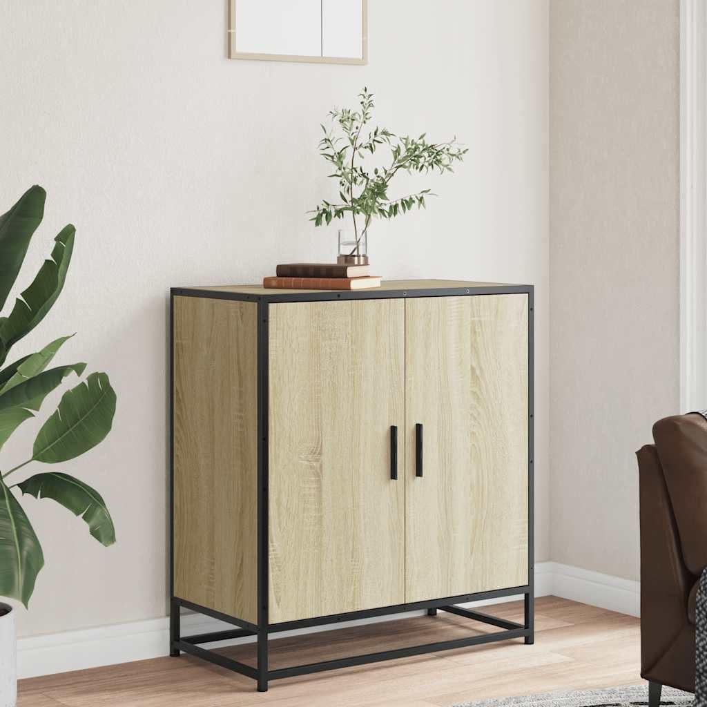 vidaXL Sideboard Sideboard Sonoma-Eiche 68x35x76 cm günstig online kaufen