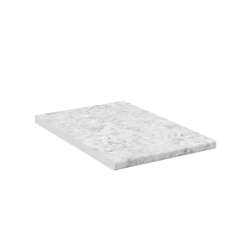 Vicco Unterschrank Küchenarbeitsplatte Marmor Weiß 40 cm