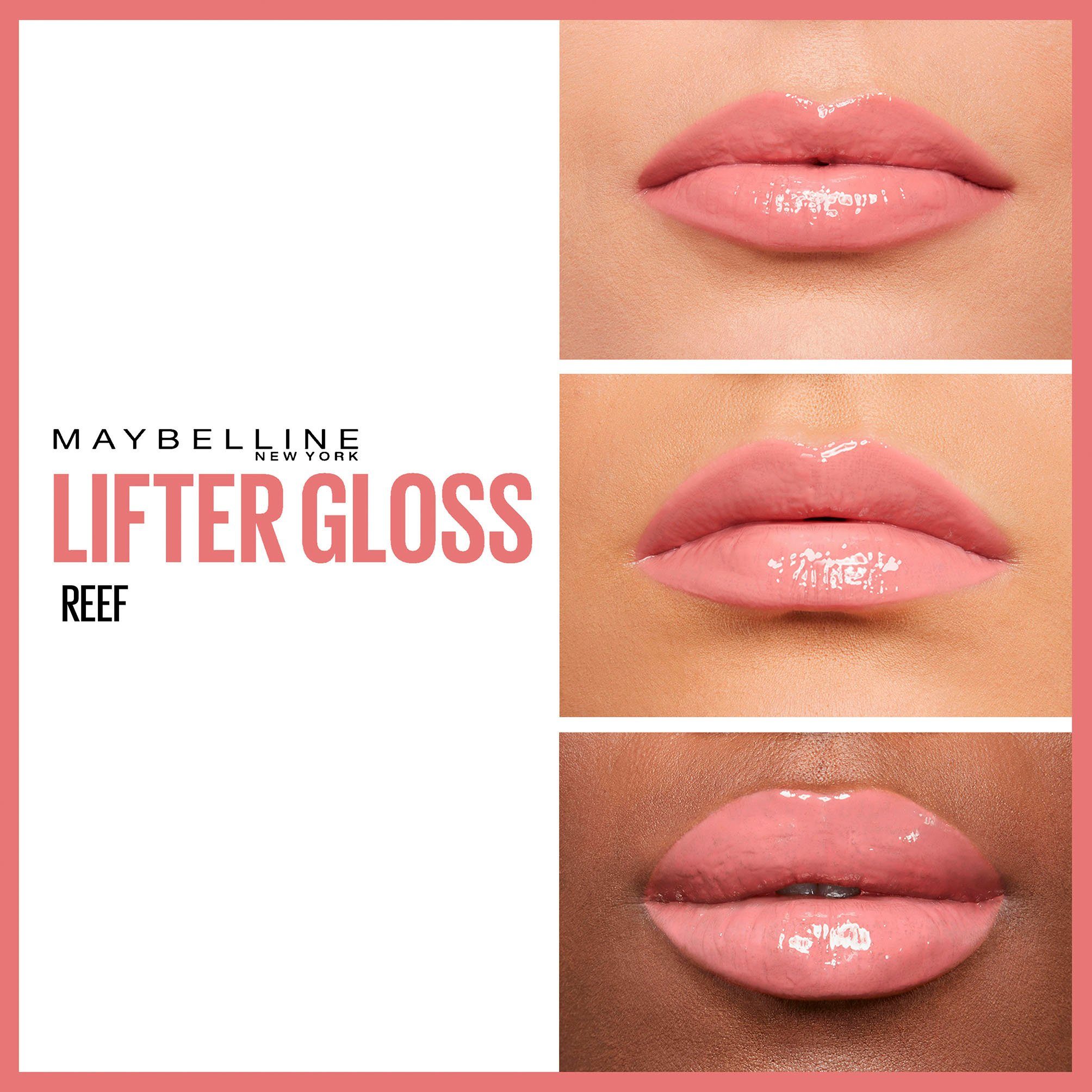 MAYBELLINE NEW YORK Lipgloss LIFTER GLOSS LIP GLOSS, für gepflegte und voller aussehende Lippen