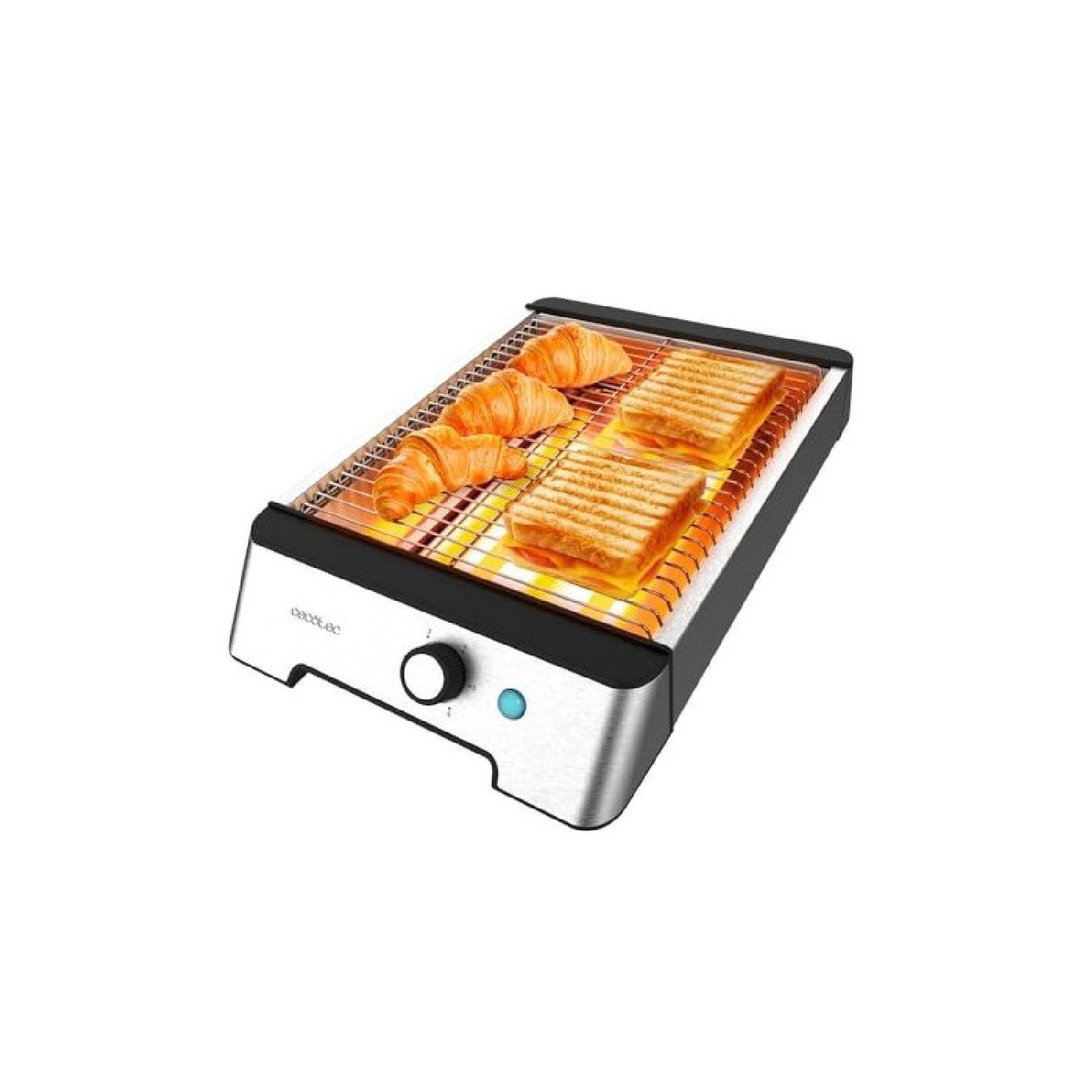 2-in-1-Toaster NiceSlice Inox