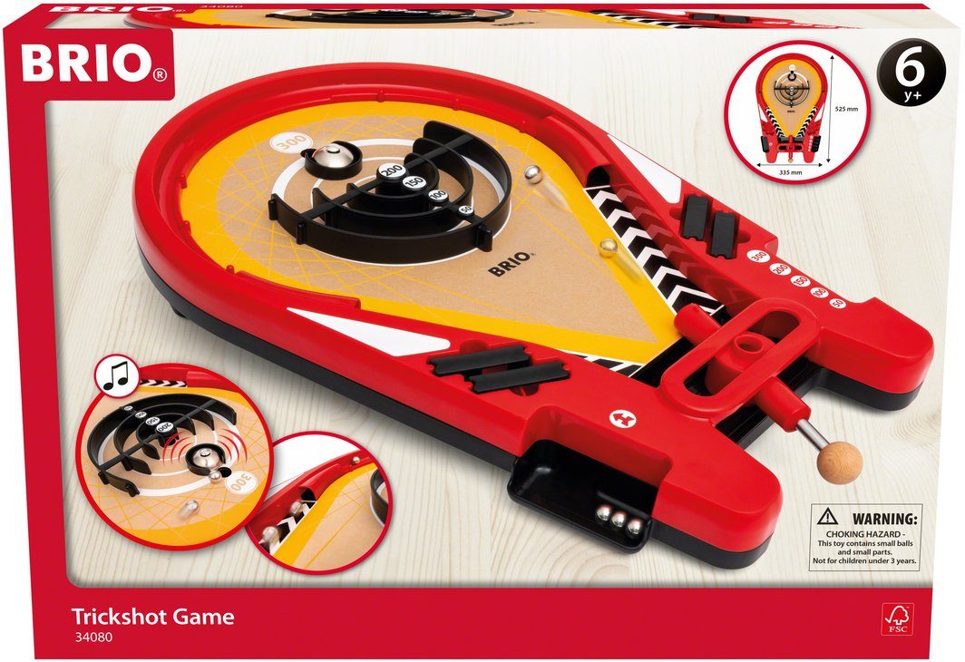 BRIO® Spiel, Geschicklichkeitsspiel Trickshot, FSC® - schützt Wald - weltweit