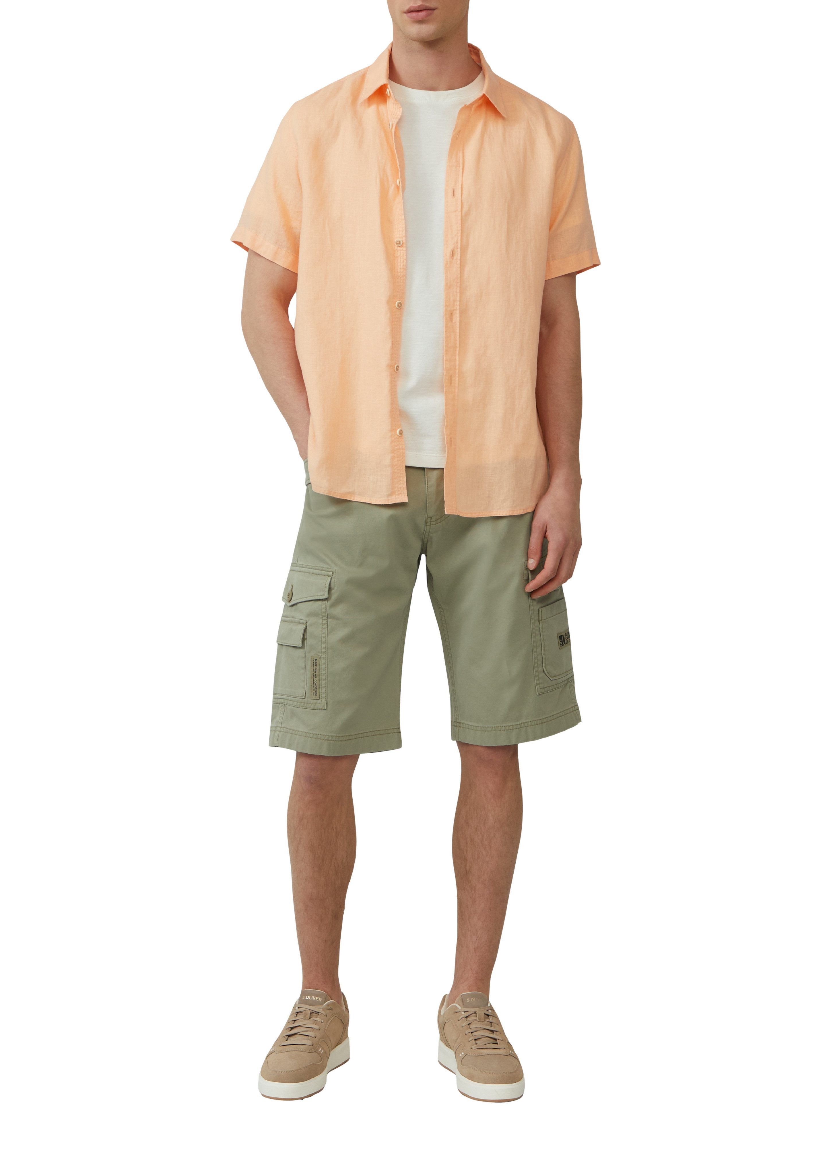 s.Oliver Cargobermudas Sommerhose mit Cargo Taschen