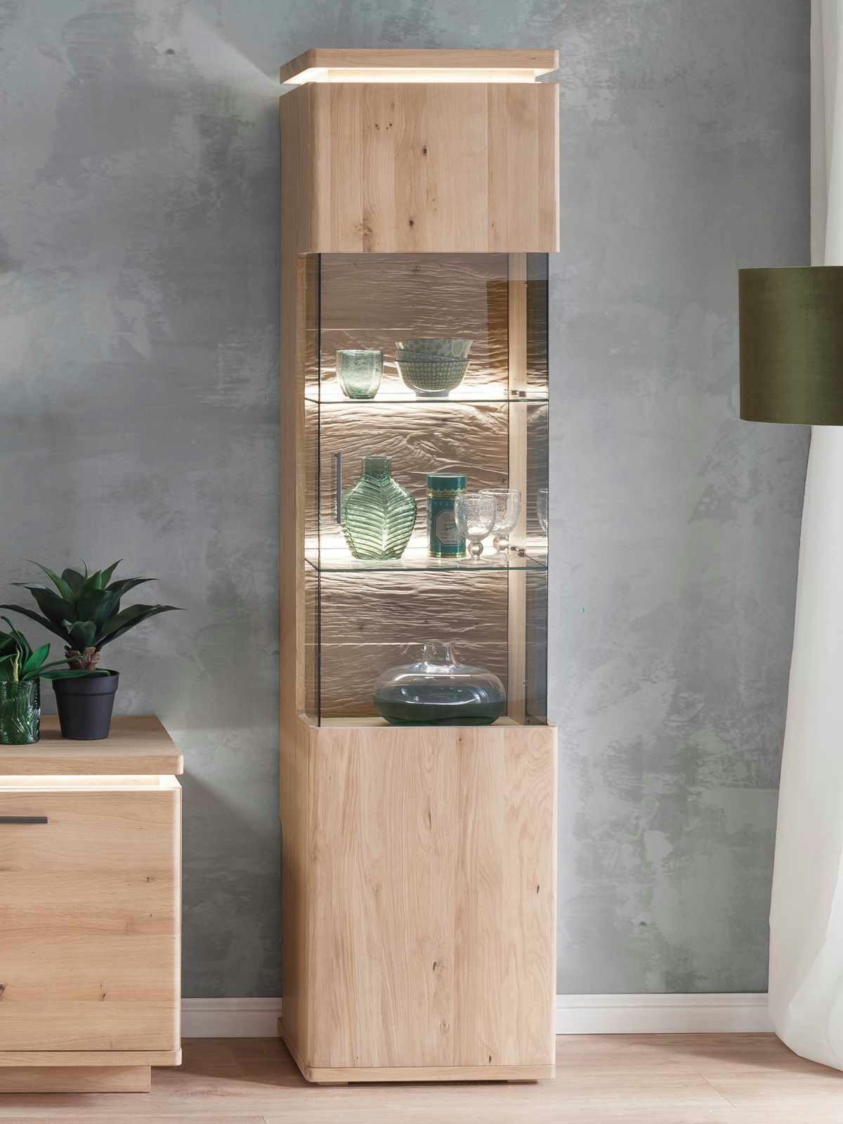 Casamia Vitrine Vitrine Braga Glasvitrine 1-türig günstig online kaufen