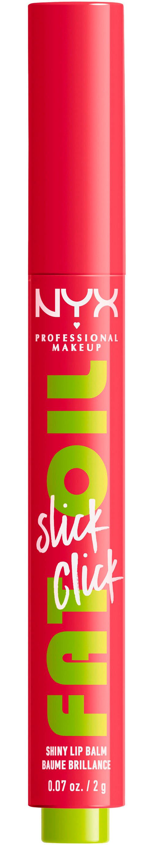 NYX PROFESSIONAL MAKEUP Lippenstift FAT OIL SLICK CLICK, leichter, aufbaubarer, pigmentierter Lip Balm