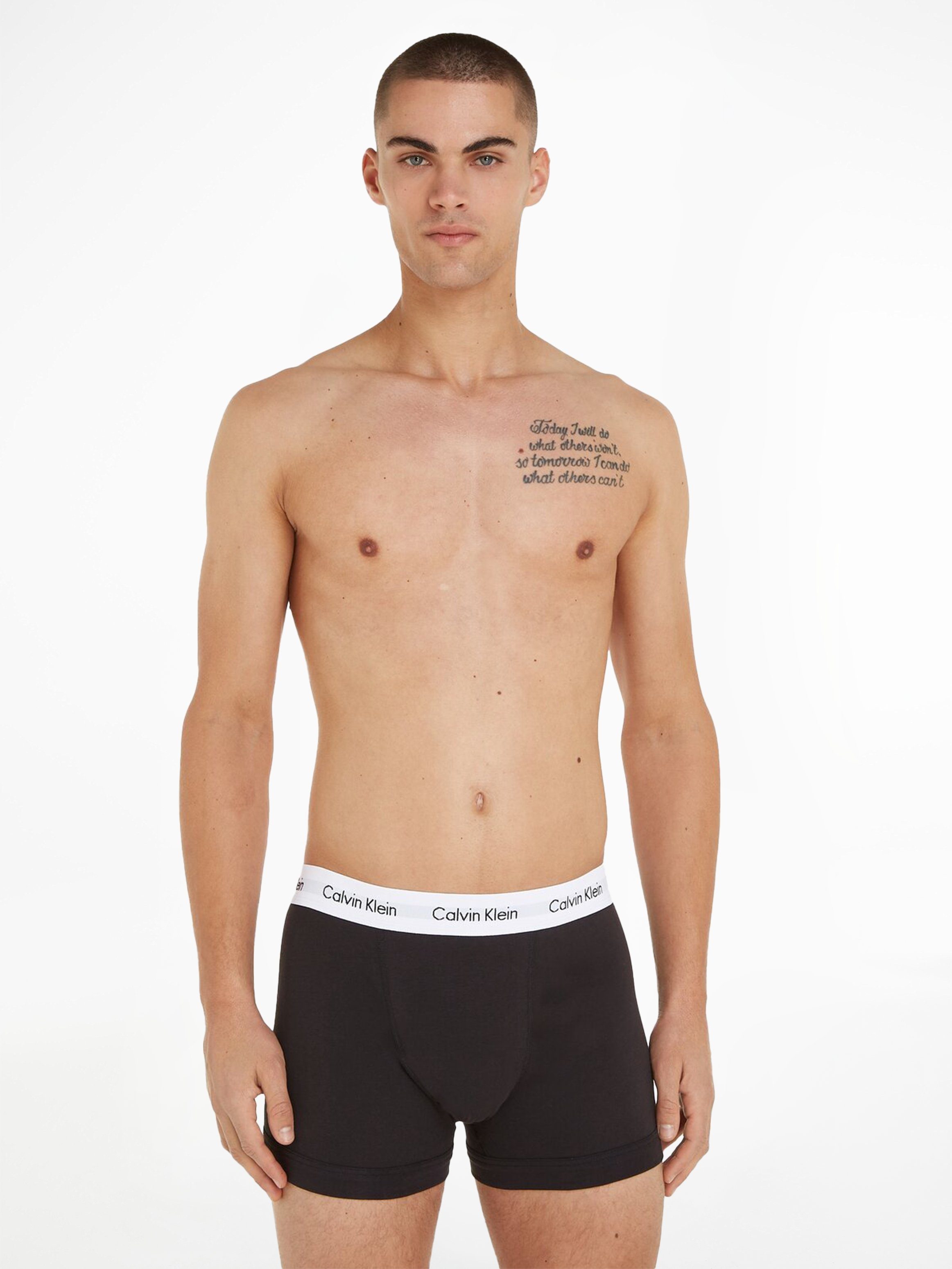 Calvin Klein Underwear Boxer CK Boxer 3x (3-St) mit Logoschriftzug am Bund – Bild 2 von 5
