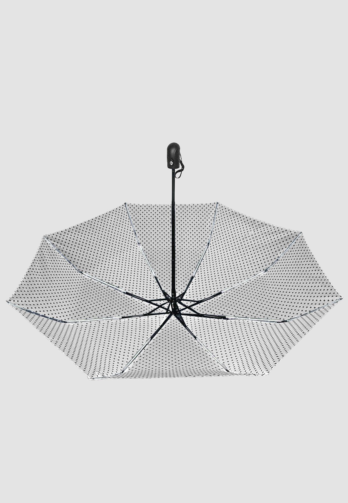 ANELY Taschenregenschirm Basic Automatik in Weiß Regenschirm, 4686