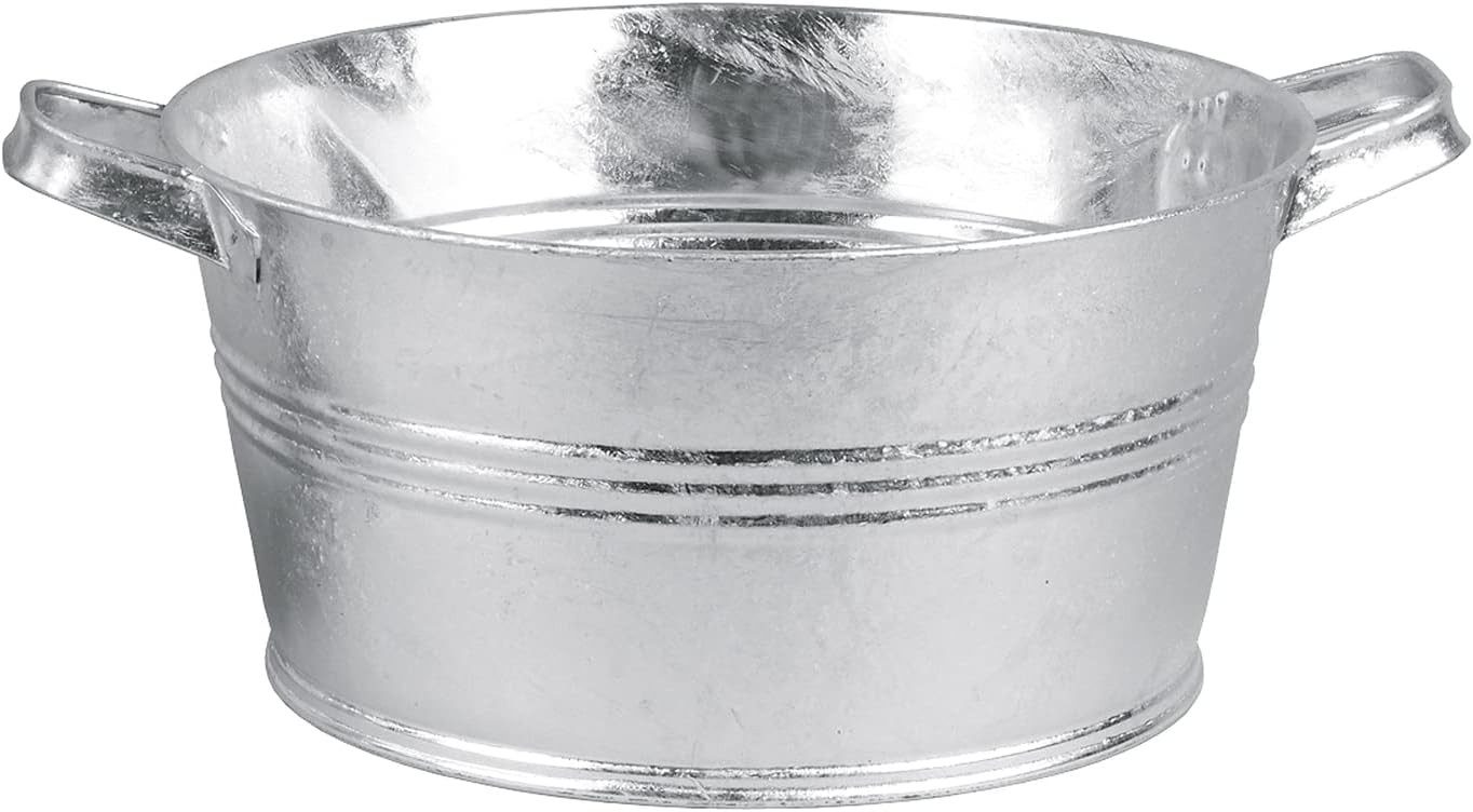 KOVOTVAR Pflanzschale Zinkwanne mit Griffen 40cm 16l (1 St)