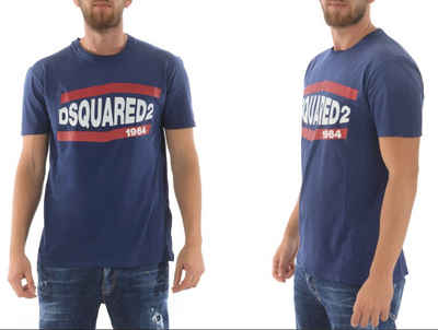Dsquared2 T-Shirt Dsquared2 Jeans 1964 Cool Fit Faded Blue T-Shirt Lounge Top Iconic Shi