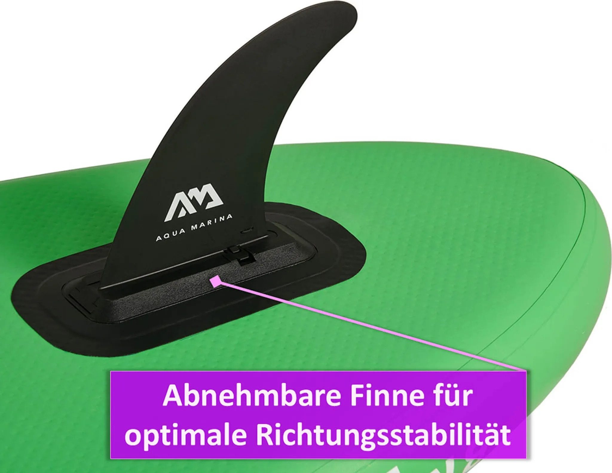 Aqua Marina Inflatable SUP-Board Stand-Up Paddle Board Breeze aufblasbar, aufblasbar, (Spar-Set, mit Paddel, Pumpe und Transportrucksack), mit Paddel und Pumpe