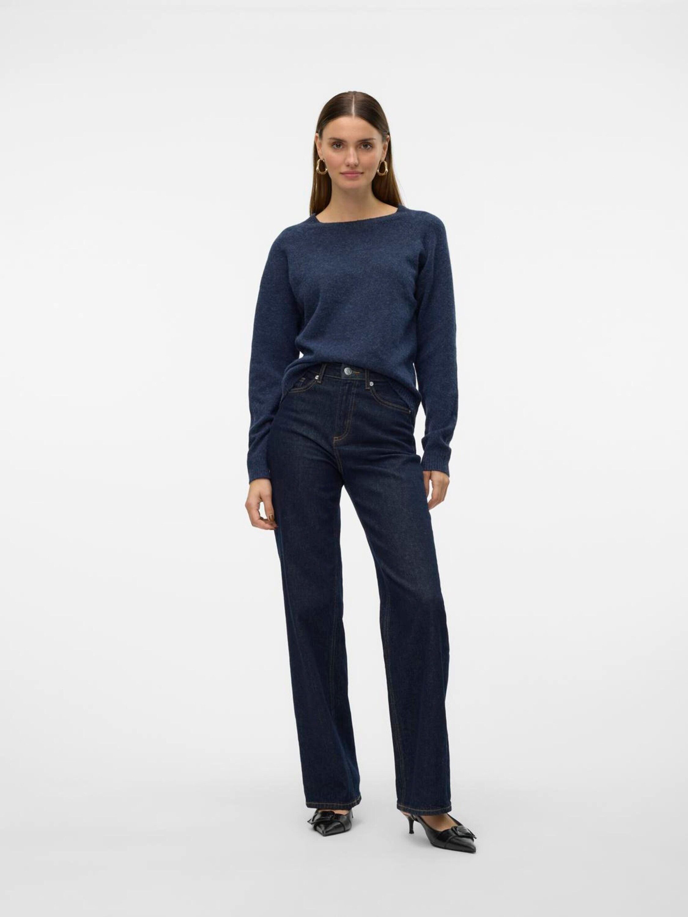 Vero Moda Rundhalspullover VMDoffy (1-tlg) Plain/ohne Details günstig online kaufen