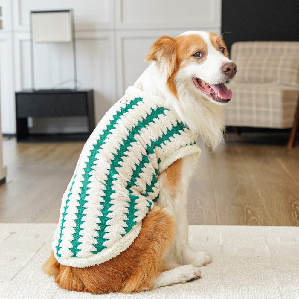 Jumpeak Hundemantel Hundemantel,Hundepullover,Hundemantel Winter,Hundemantel mit Geschirr, Hundemantel für kleine Hunde,Hundemantel grosse Hunde,Weihnachten Hund