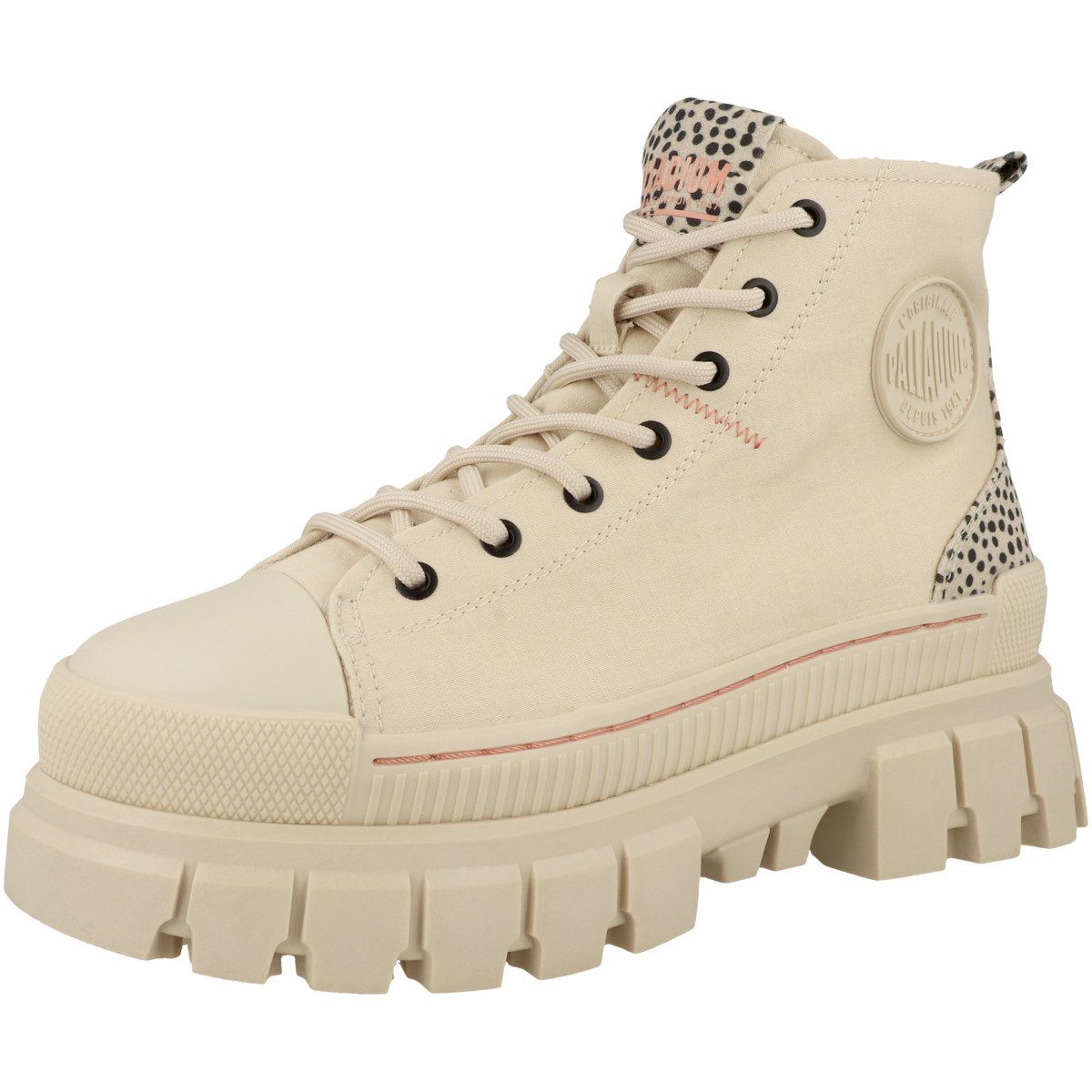 Revolt Palladium Damen Schnürboots Safari creme