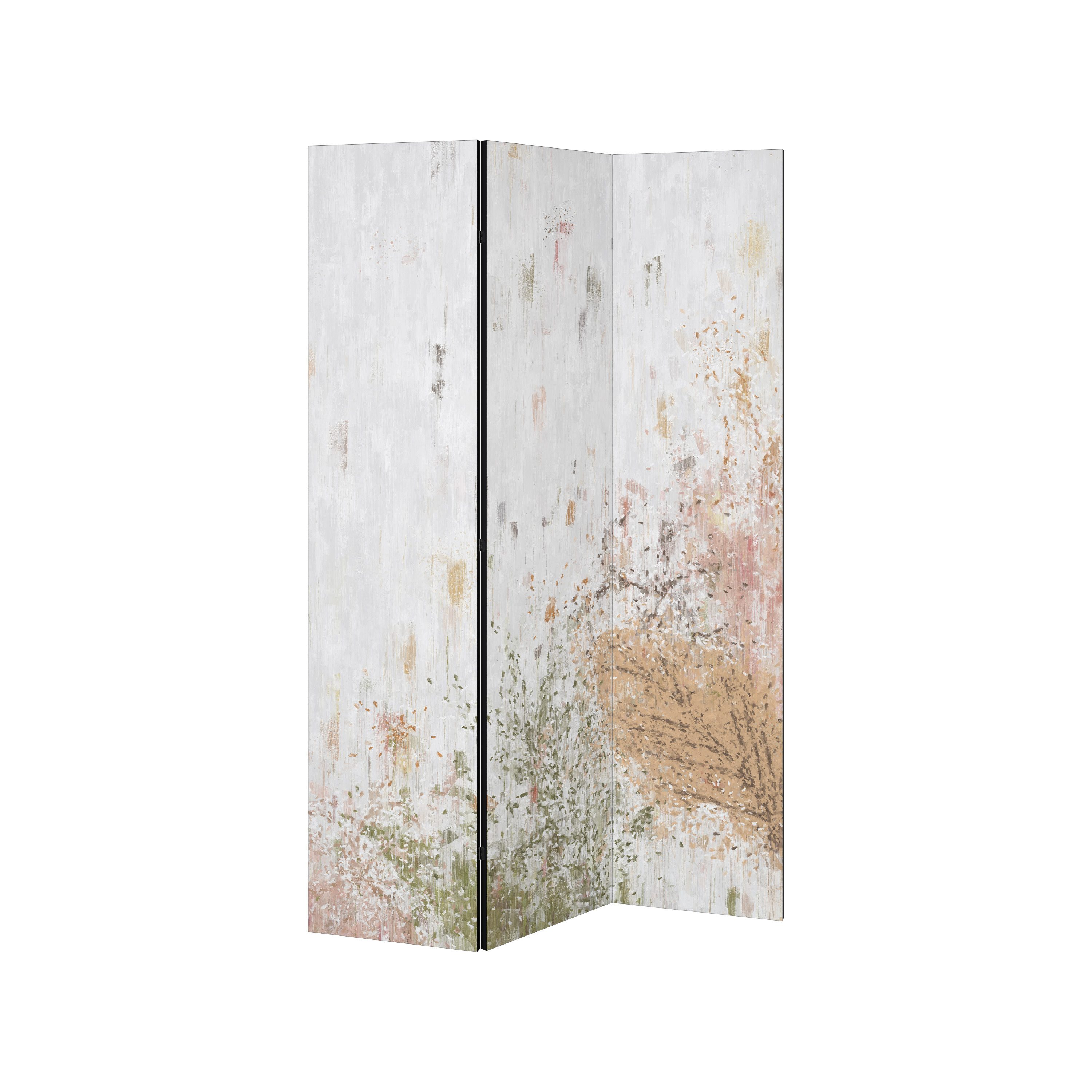 SPACEREBELS Paravent DAILY RHAPSODIES (1 St), Raumteiler mit 3 Paneelen, einseitig bedruckt, 114 x 168 cm