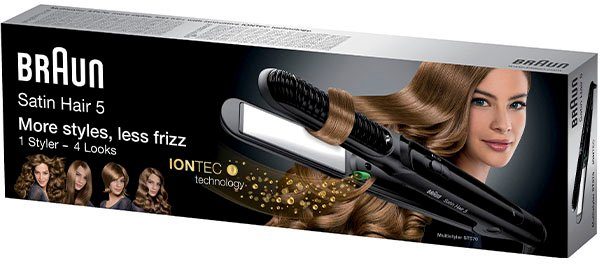 Braun Glätteisen Braun Satin Keramik Hair 5 Iontec