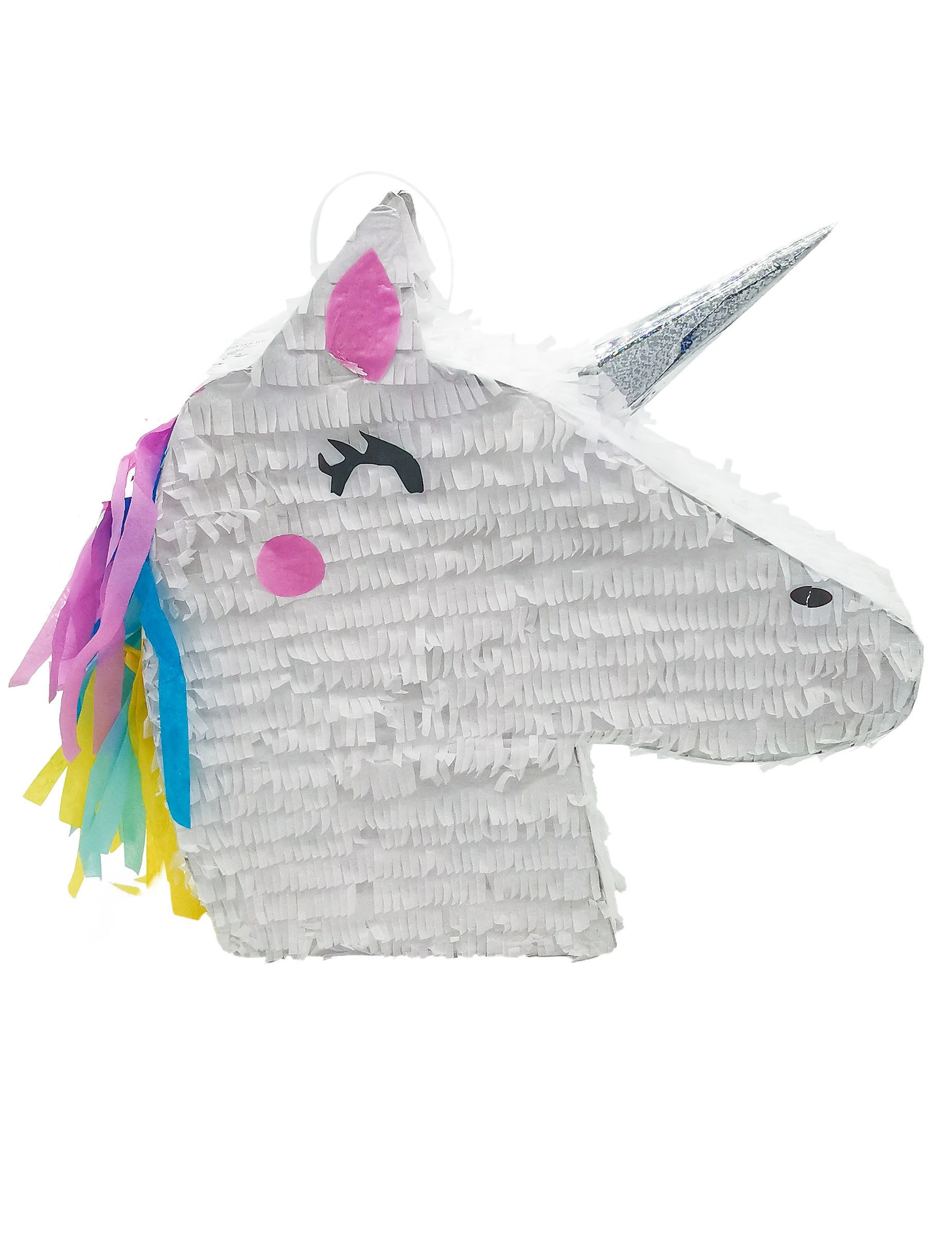 Kostüm Süße Einhorn-Pinata weiss-pink-schwarz 47 x 32 x 8 cm