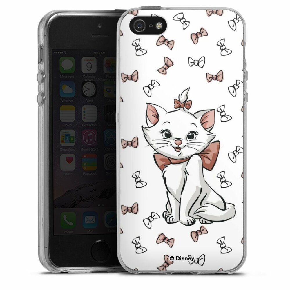 DeinDesign Handyhülle Aristocats Marie Disney Katze Marie Shy, Apple iPhone 5 Silikon Hülle Bumper Case Handy Schutzhülle