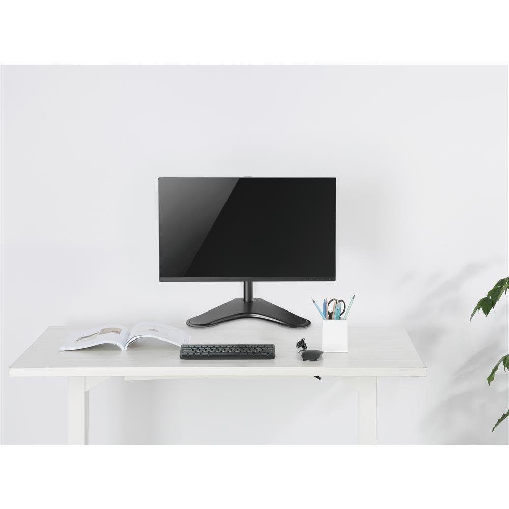 Equip Monitor-Halterung, (bis 32 Zoll, 1-tlg., 1-fach / Mono Monitorhalterung mit Standfuß, 13" - 32" Zoll, neigen, schwenken, drehen, VESA, max. 8 kg)
