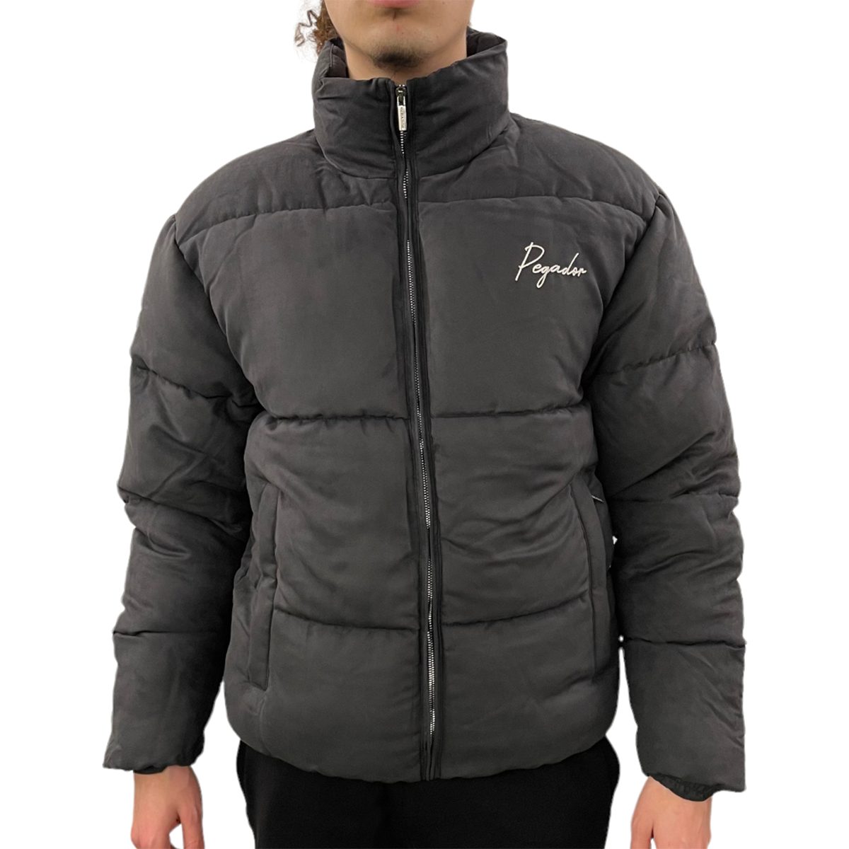 PEGADOR Steppjacke Neum Suede (1-St., kein Set)