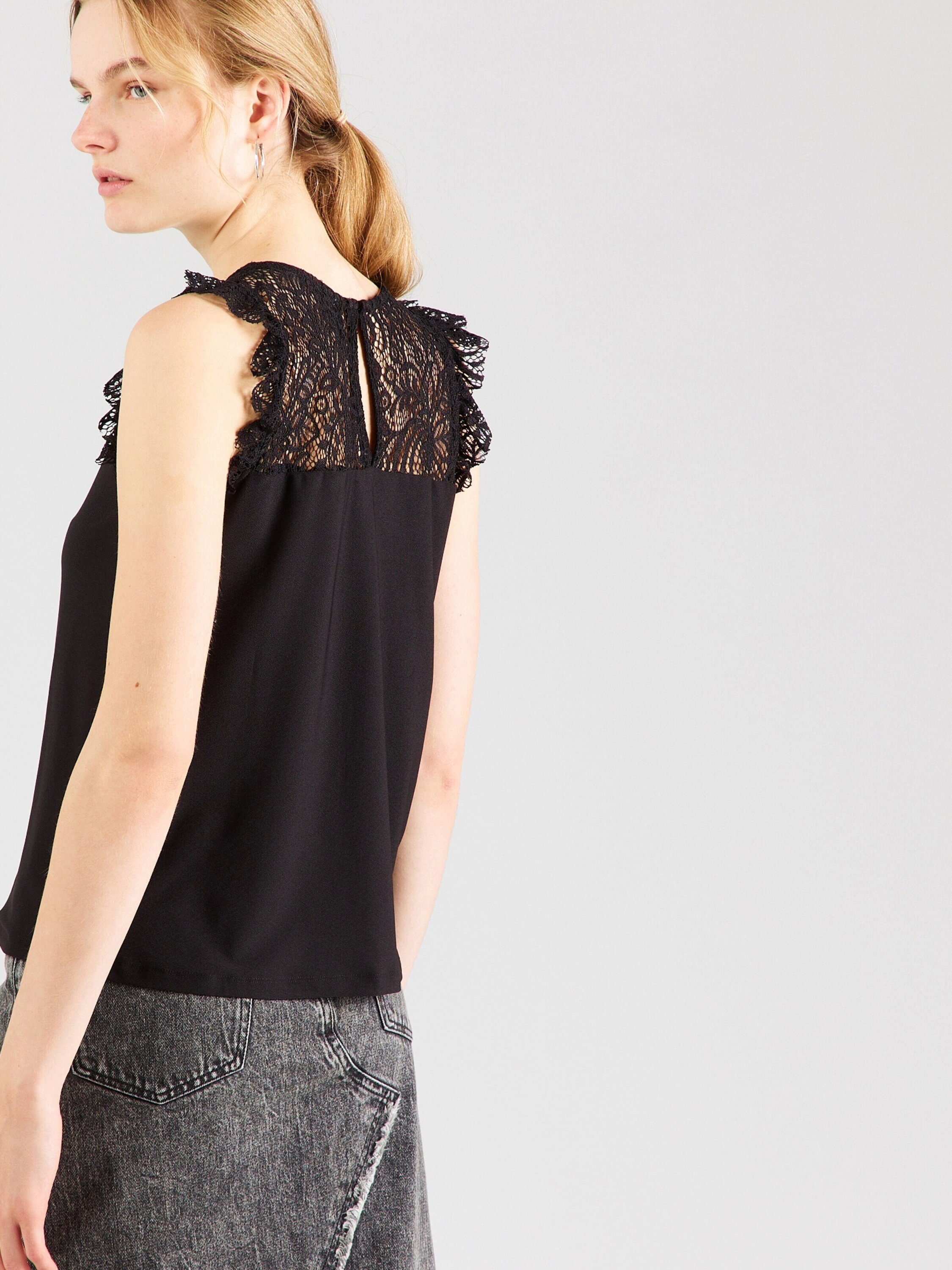 Vero Moda Kurzarmbluse MILLA (1-tlg) Spitze