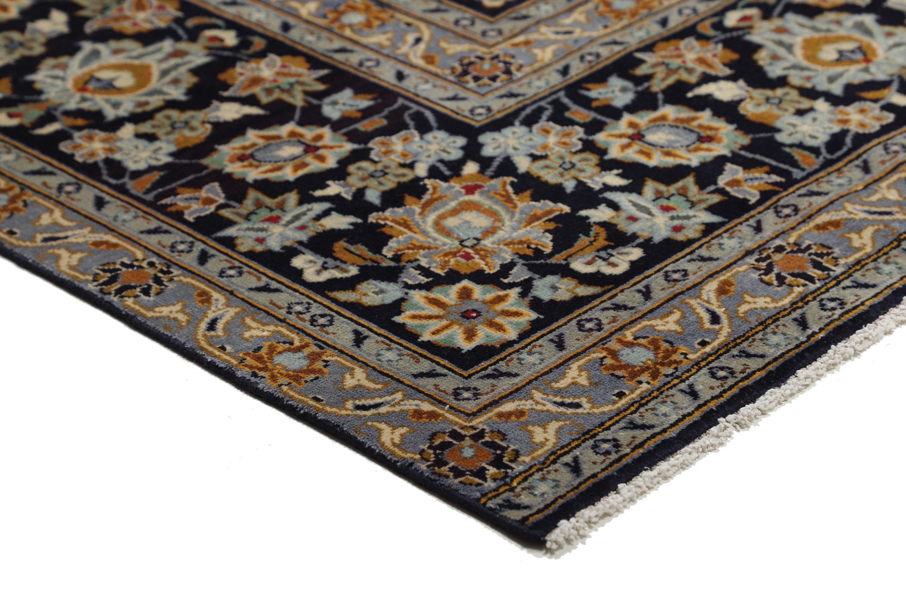 Carpet Avenue Teppich Keshan Patina (Teppichausschnitt) 450x341, Rechteck, Höhe: 7 mm