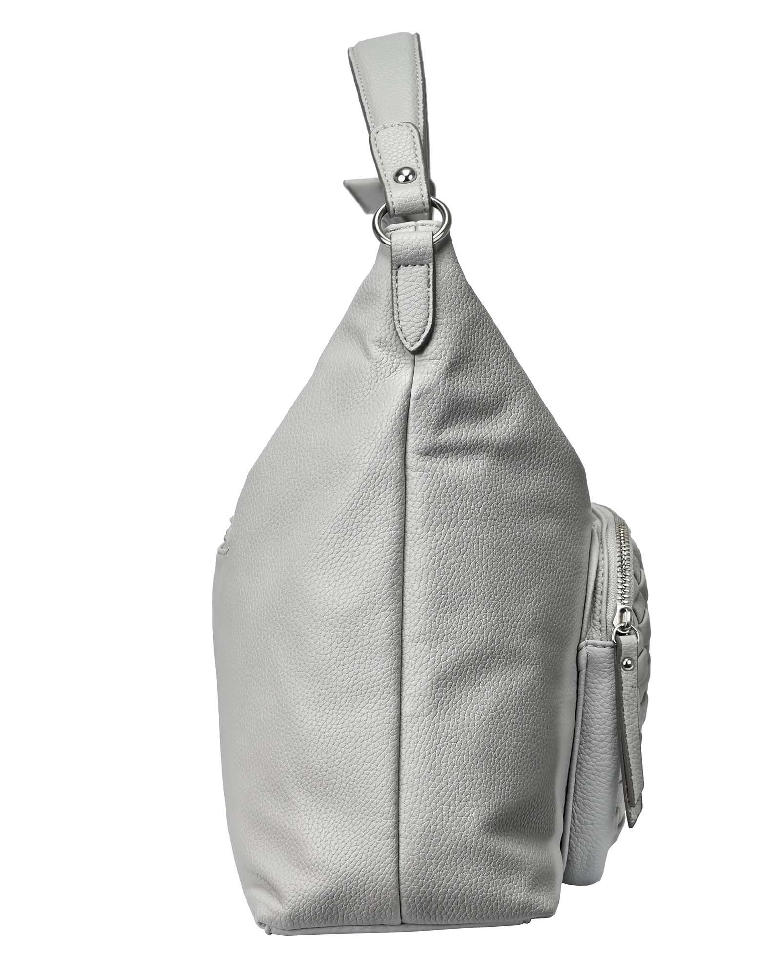 GERRY WEBER Bags Handtasche Gerry Weber Hobo LVZ vegan Shoulderbag WAVE 37x26x14 opal gray 810