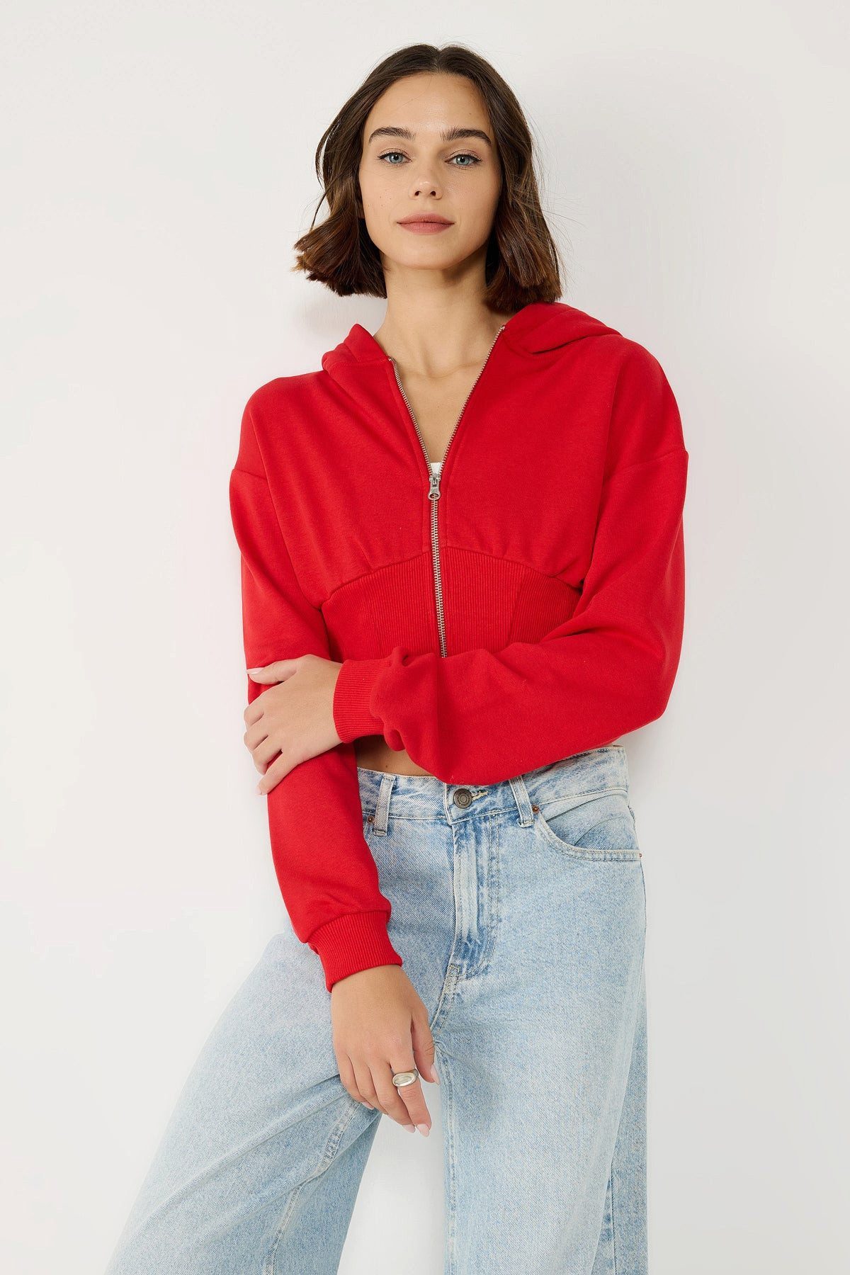 Kapuzensweatjacke Sweatjacke Hoodie