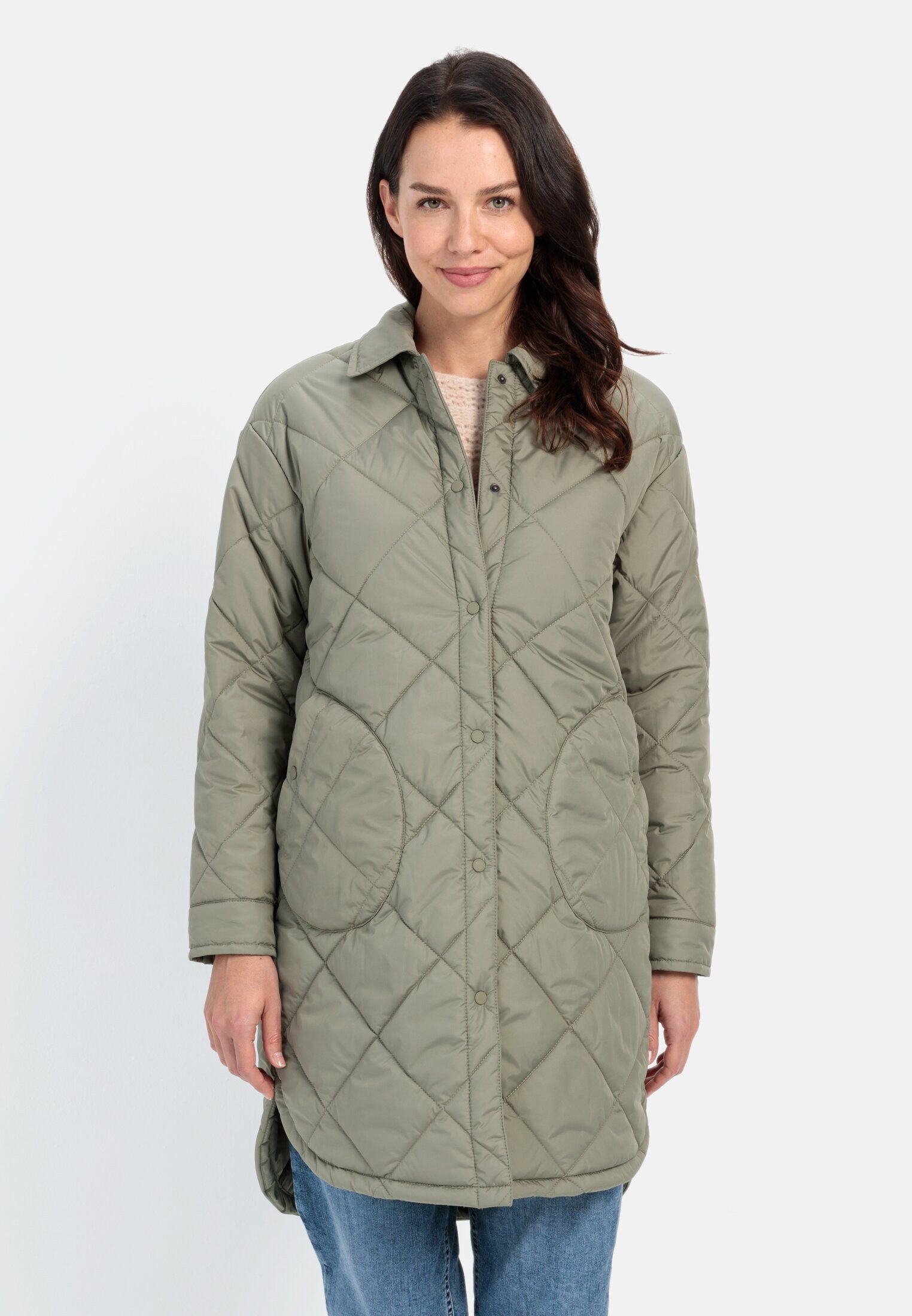 Steppmantel aus recyceltem Polyester
