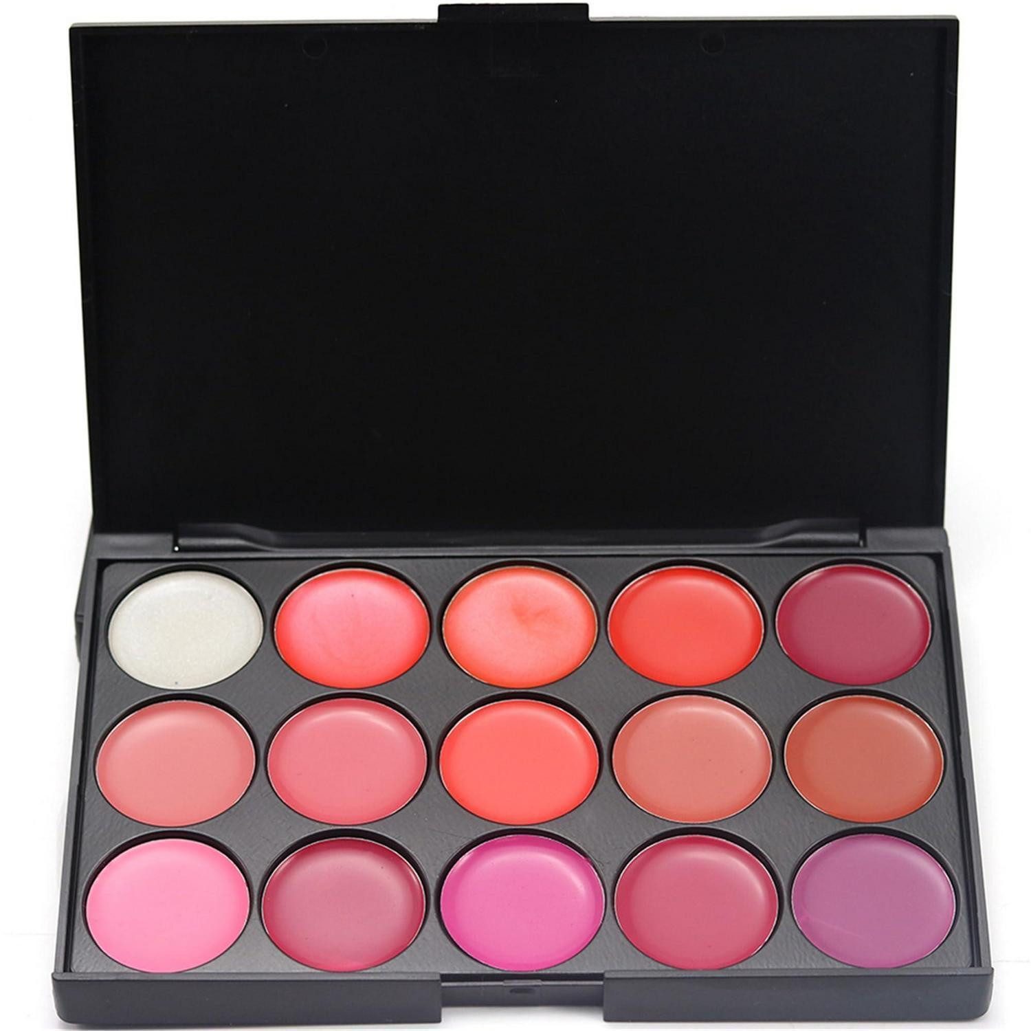 LuxusKollektion Lipgloss-Set Lipgloss Set 15 Farben Matt Wasserfest