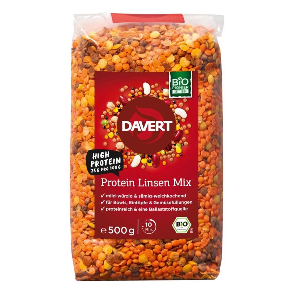Davert Hülsenfrüchte Protein Linsen Mix 500g
